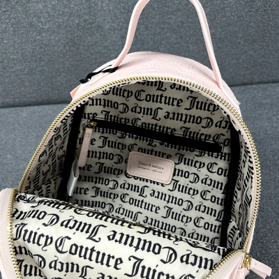 Juicy Couture Backpack Medium Powder blush‎ pink gold Logo Juicy Couture Backpack Medium Powder blush pink gold Logo | eBay main image 4