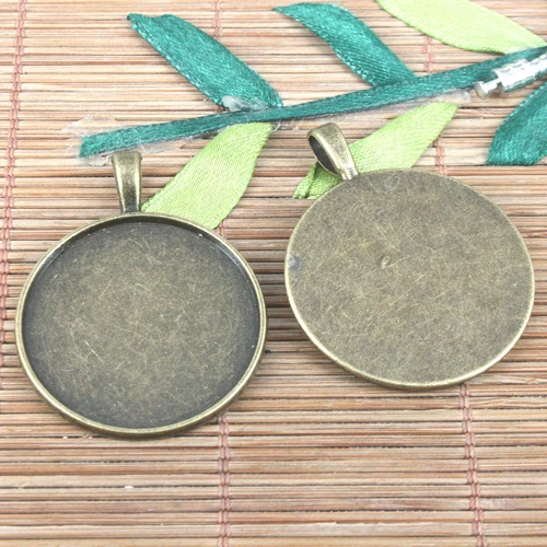 8pcs antiqued bronze color round cabochon settings EF0698 - Image 1 of 1