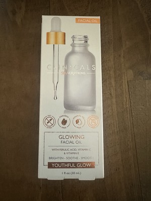 SpaScriptions Clinicals Glowing Facial Oil 1 fl oz new sealed