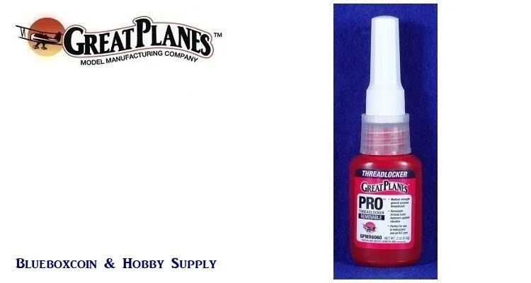GREAT PLANES PRO REMOVABLE THREADLOCKER ( 0.2 OUNCE BOTTLE )( PART # GPMR6060 ) - Image 2 of 2