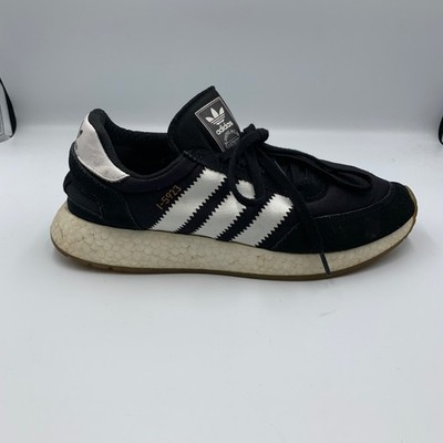 Adidas Iniki Runner BY9727 Mens 9.5 Running Shoes Black White Athletic Sneakers