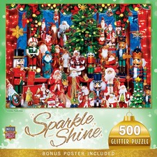 MasterPieces - Sparkle & Shine - Holiday Festivities 500 Piece Glitter Puzzle