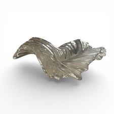 Mikasa Belle Epoque Centerpiece Fruit Bowl Crystal Glass 12.5" Swirl Wave