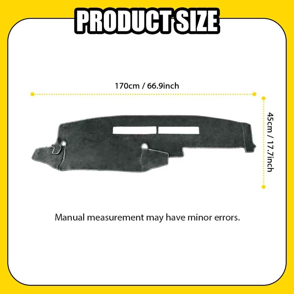 Cubierta de tablero de instrumentos de coche gris 1-6X para Chevy C1500 C2500 C3500 1988-1994 Foto 2 de 4
