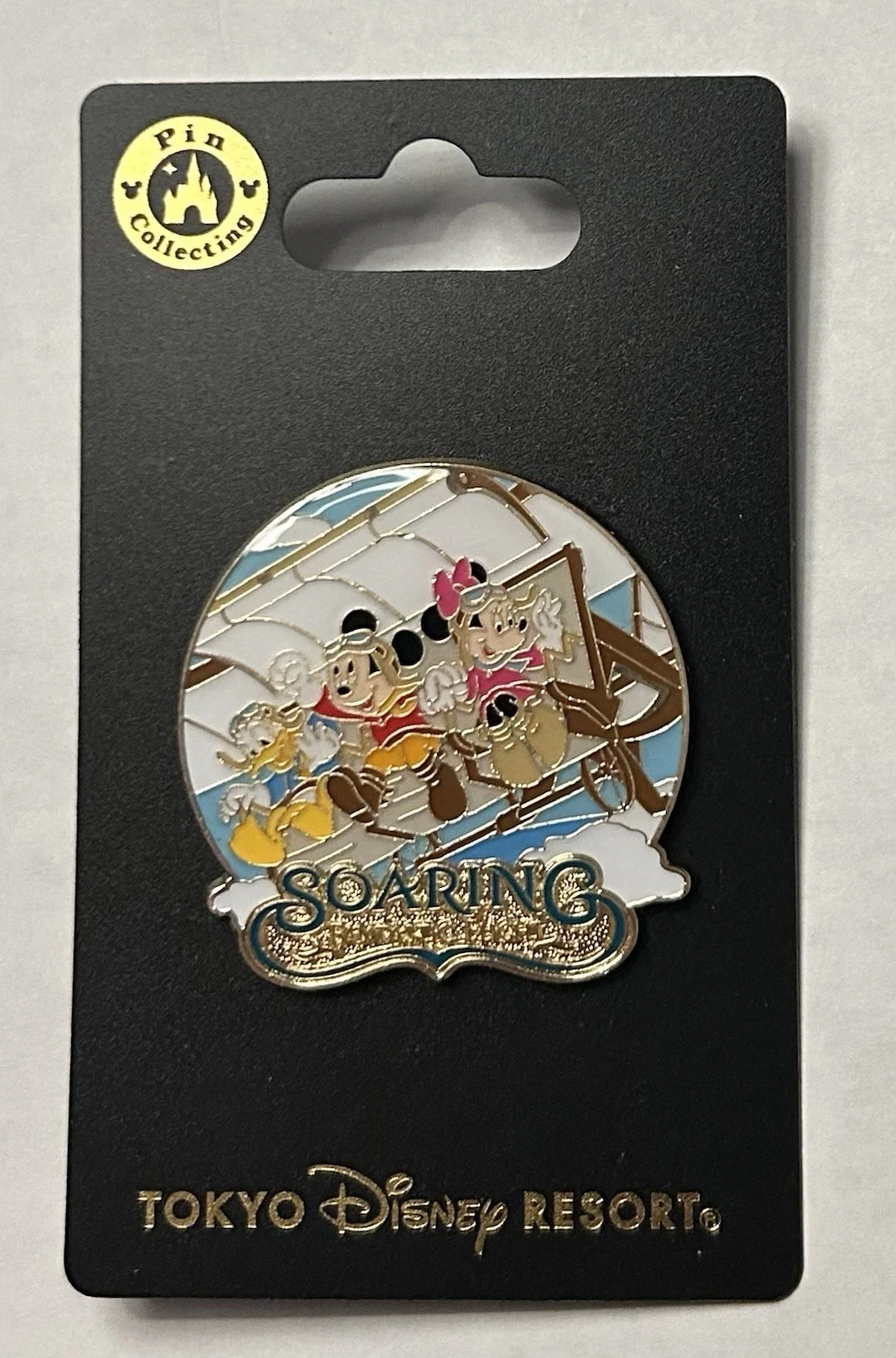 Tokyo Disney Resort - Soaring A Fantastic Flight - Mickey Minnie Donald Duck Pin