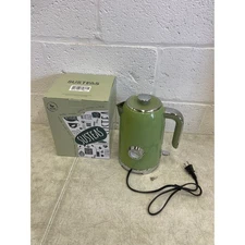 SUSTEAS Electric Kettle 57oz Hot Tea Kettle Water Boiler w Thermometer - Green