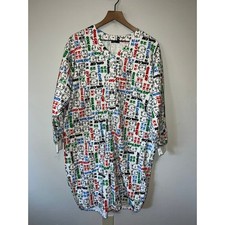 Vintage Sleeper Shirt Sleep Gown Top Cool Cat Women's OS 1980s 70s Sleepwear