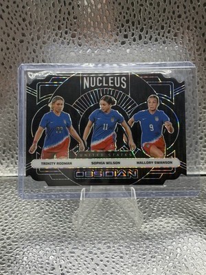2024-25 Panini Obsidian Soccer RODMAN WILSON SWANSON Nucleus White Pulsar 11/11