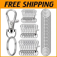 Metal Swivel Snap Hooks Keychain Clips - 1000 Pieces