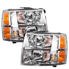 Leftright Side Headlights For Chevy Silverado1500 2500 3500 2007-2014 Headlamps Leftright Side Headlights For Chevy Silverado1500 2500 3500 2007-2014 Headlamps