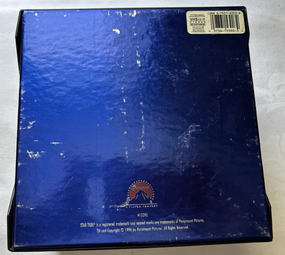 STAR TREK MOVIES 1- 6 & GENERATIONS 1996 Box Set 7-VHS Tapes - Image 2 of 4