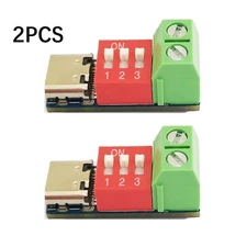 2x USB-C PD Trigger Board Modules PD/QC Decoy Board Fast Charge USB Type-C HOT