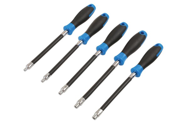 Laser Tools E-Socket Flexi Schraubendreher-Einsatz Set 5-Teilig 7616-image
