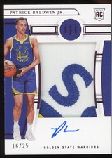 Patrick Baldwin Jr. 2022-23 National Treasures Auto Patch RPA Warriors