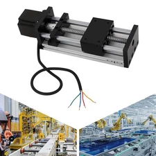 Linear Guide Sliding Rail Stage Actuator Ball Screw Stepper Motor 100mm Stroke