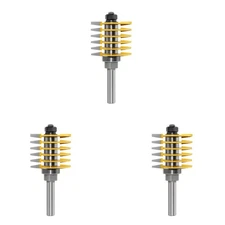 8/12/12.7mm Shank Adjustable Finger Joint Router Bit for Professionals Beginners