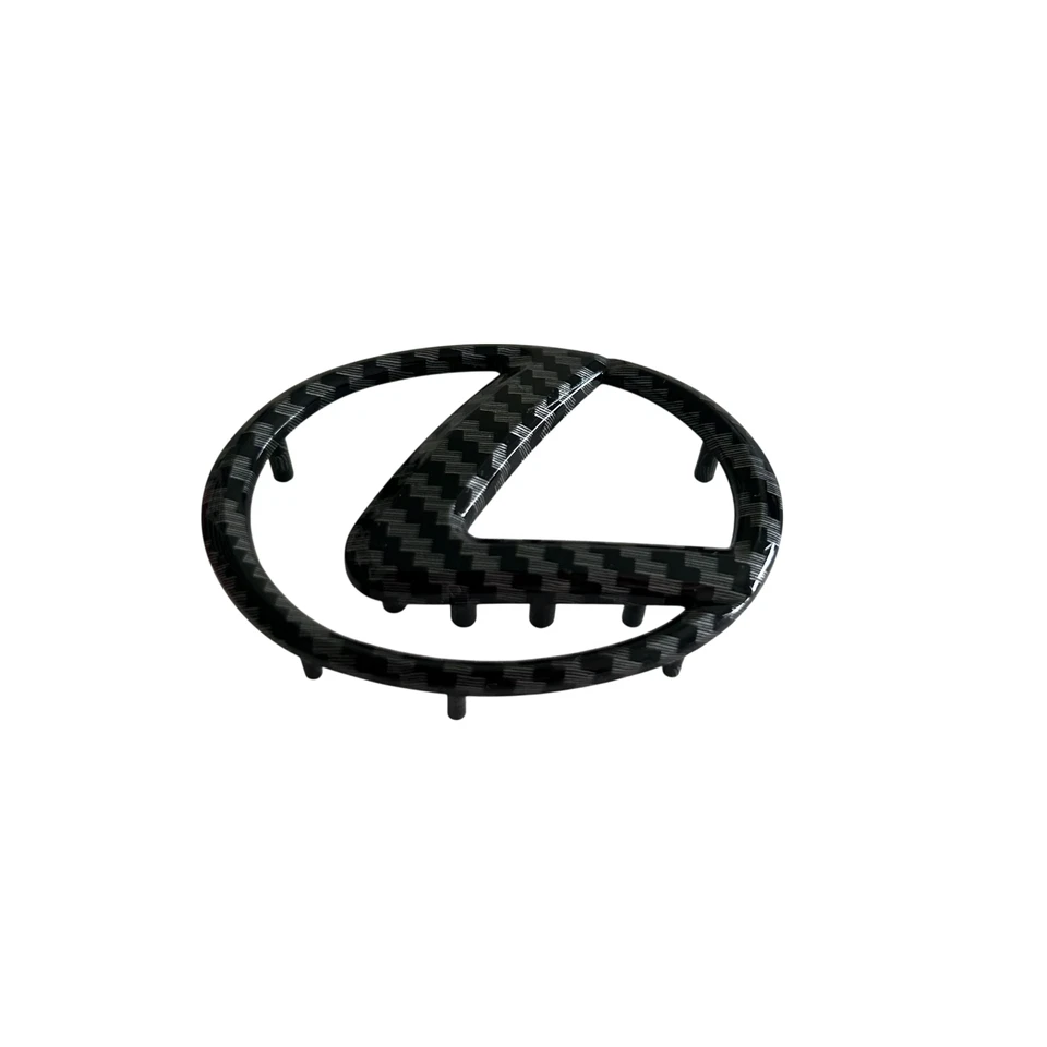 Volante negro carbono emblema insignia 2,5 pulgadas para Lexus IS 250/350 2006-2013 Foto 2 de 4