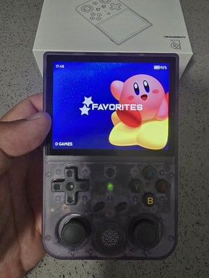 Anbernic RG-353V Retro Gaming Console 16 GB SD Card w/case cable NICE!