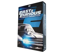Fast and Furious 10-Movie Film 1-10 Collection ( DVD 10-Discs )