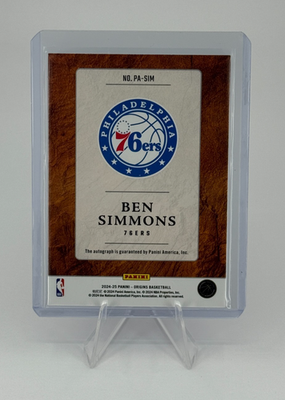 2024-25 Panini Origins Ben Simmons Provenance Purple FOTL Auto /18 
