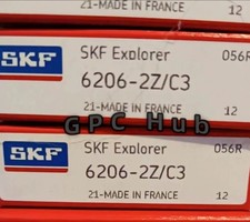 1PC New SKF 6206-2Z/C3 Deep Groove Ball Bearing Free shipping