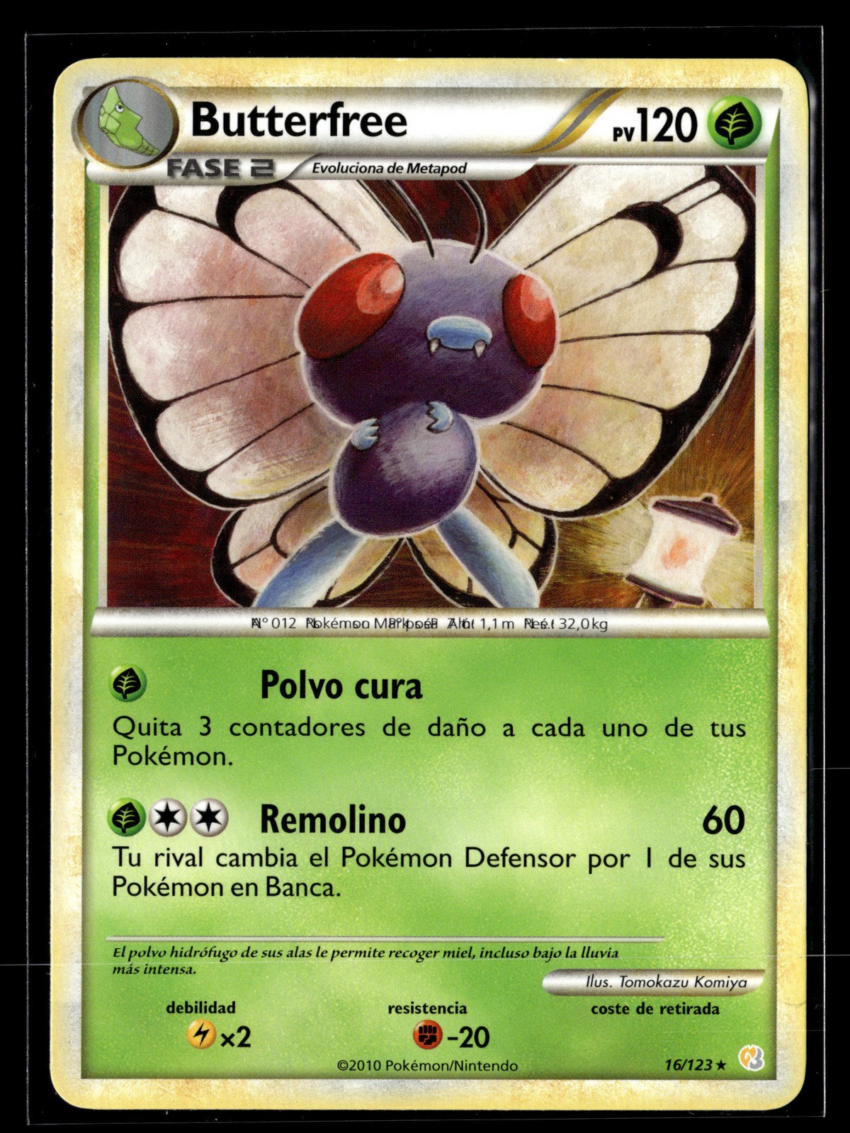 Pokemon TCG HeartGold SoulSilver #16/123 Butterfree