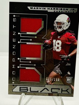 2024 Panini Black - Components Marvin Harrison Jr. #CO4 /199 (MEM, RC)