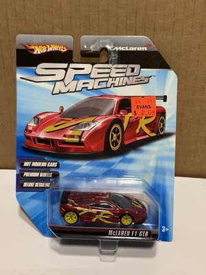 Hot Wheels 2009 Speed Machines MCLAREN F1 GTR Red/Yellow 1:64