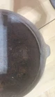 Lodge #10 Deep Skillet 3 Notch Heat Ring Lid Sits Flat With No Chips Or Cracks