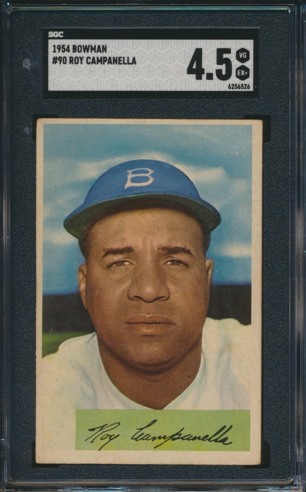 1954 BOWMAN BASEBALL #90 ROY CAMPANELLA SGC 4.5 VG-EX+ HOF BROOKLYN DODGERS