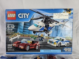 Lego City 60138 High-Speed Chase 2017 - Complete W/Box & Instructions Retired