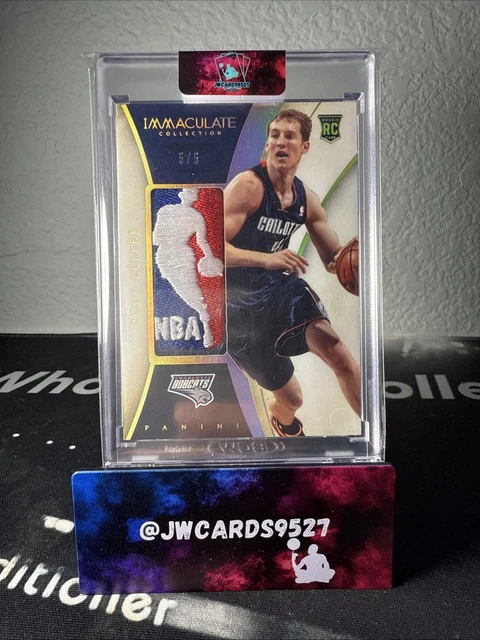 2013-14 PANINI Immaculate Cody Zeller RC /5 Rookie LOGOMAN Patch Bobcats Rare