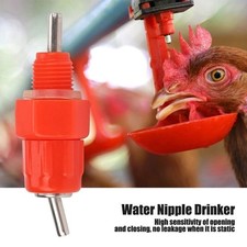 20pcs Automatic Water Nipple Drinkers Screw in Type Chicken Duck Livestock Drink