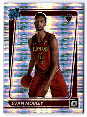 #ad 2021 22 Donruss Optic Target Exclusive SP Silver Pulsar Prizm Evan Mobley RC $2.95