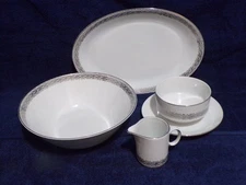 Winterbug Schwazenbach Bavaria Germany Dinnerware Extra's 4 Pieces