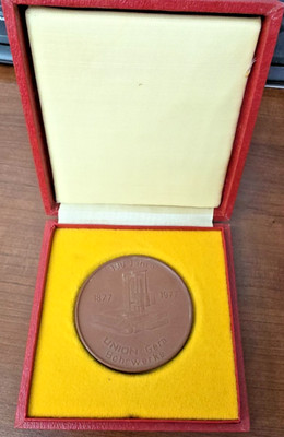 COLD WAR ERA EAST GERMAN DDR 100 YEAR (1877-1977) CERAMIC FACTORY AWARD W/Box
