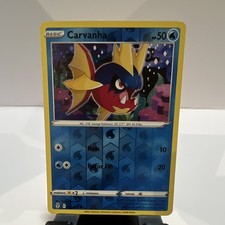 Pokémon Carvanha 035/203 SWSH07: Evolving Skies Common Reverse Holo 50 HP Basic