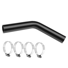 Gasoline Fuel Filler Neck Hose with 4 Hose Clamps,1 inches Inside Diameter
