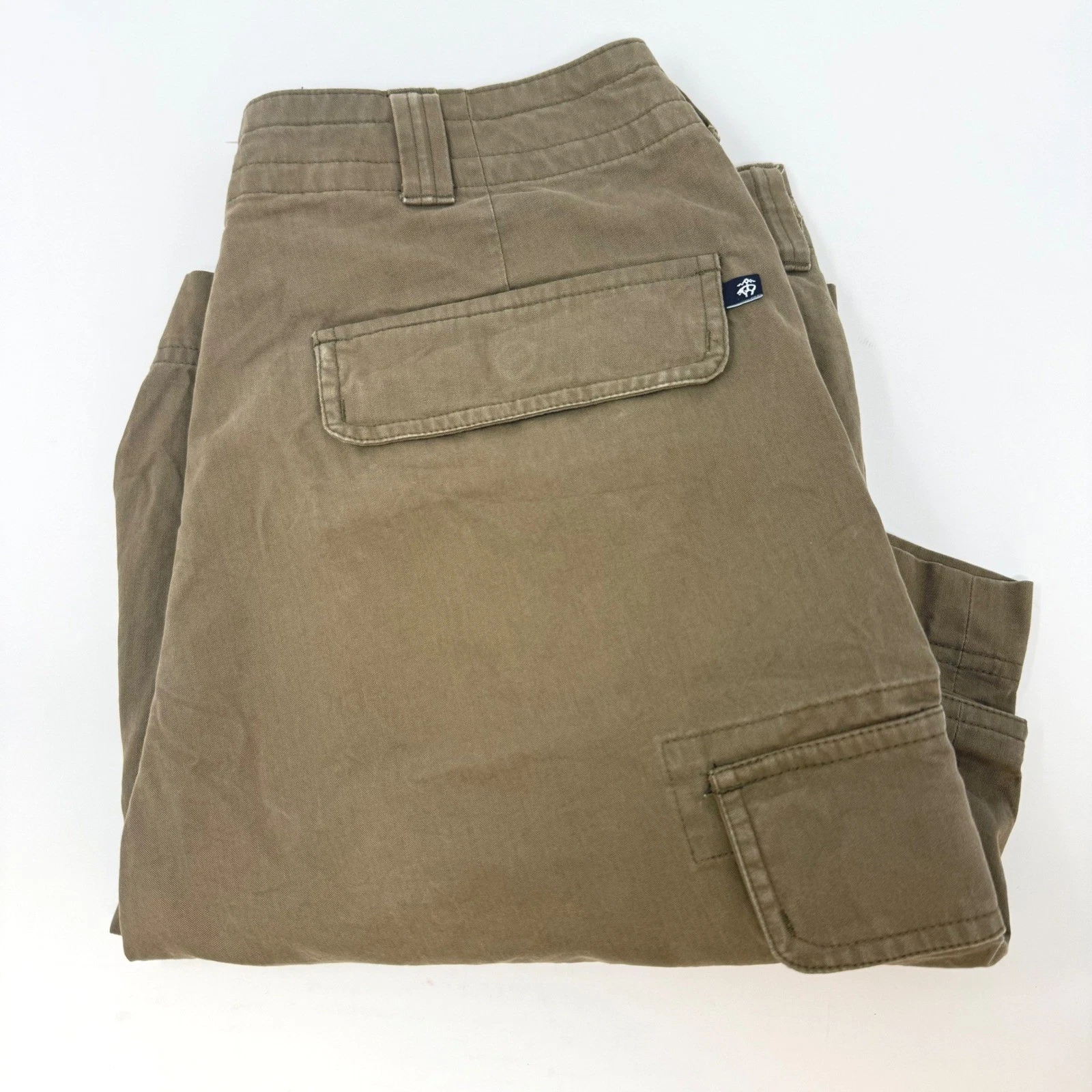 Brooks Brothers 346 Mens Size 32 Brown Cotton Cargo Shorts Utility Outdoor