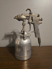 Vintage Binks Model 62 Paint Spray Gun With Canister VERY NICE CONDITION!