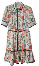kate spade new york Picnic Perfect Blossom Fluid Shirtdress Floral Size 6 EUC