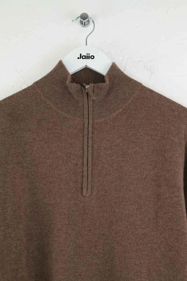 Pull en cachemire marron Figaret L - Photo 2/4