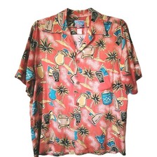 Reyn Spooner Vintage Joe Kealuha's Hawaiian Compaq Shirt Mens XL Rayon Buttons