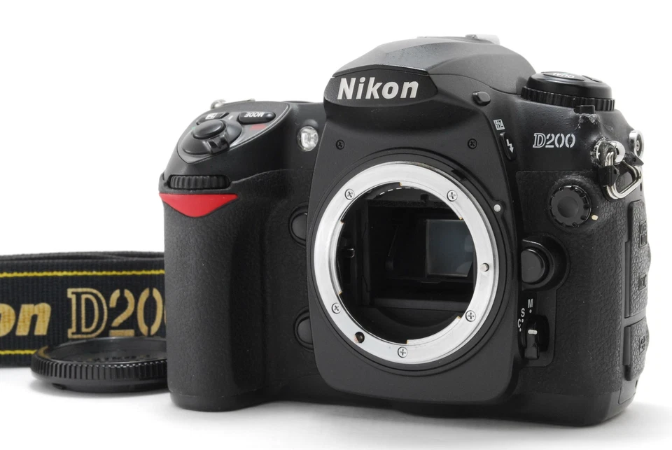 [Casi COMO NUEVO] Cuerpo de cámara digital Nikon D200 10,2 MP SLR con caja de batería de JAPÓN Foto 2 de 4