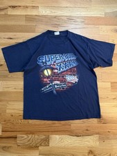 Vintage Y2K 2002 NFL Super Bowl In New Orleans T Shirt Size XL