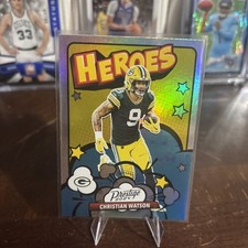Panini Prestige 2024 Heroes Christian Watson #4 Green Bay Packers Football Card