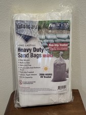 Heavy Duty Empty Sand Bags 14"x25" 24 Pack 50 lb. Capacity UV Treated