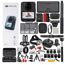 DJI Osmo 360 Action Camera Adventure Combo with 50-in-1 Accessory Kit