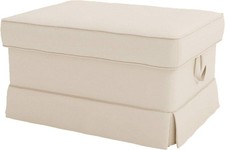 The Sofa Cover Replacement is Custom Made for IKEA Ektorp Sofa Ottoman. Foots...