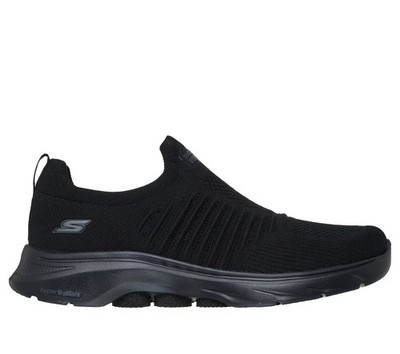 yu＊M Skechers Shoes Slip ins Go Walk 7 Men's Black Cushioned Hand Free